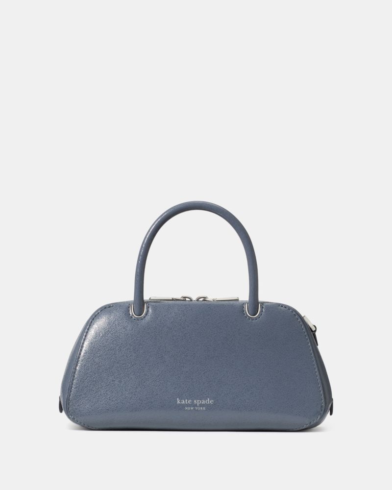 Kate Spade Gracie Glazed Mini Bag In Gray