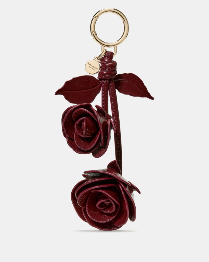 Kate Spade New York Charming Crinkle Patent Leather Key Fob