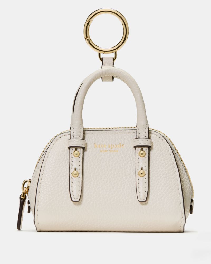 Kate Spade Charmed Nano Carryall Bag Charm In Brown