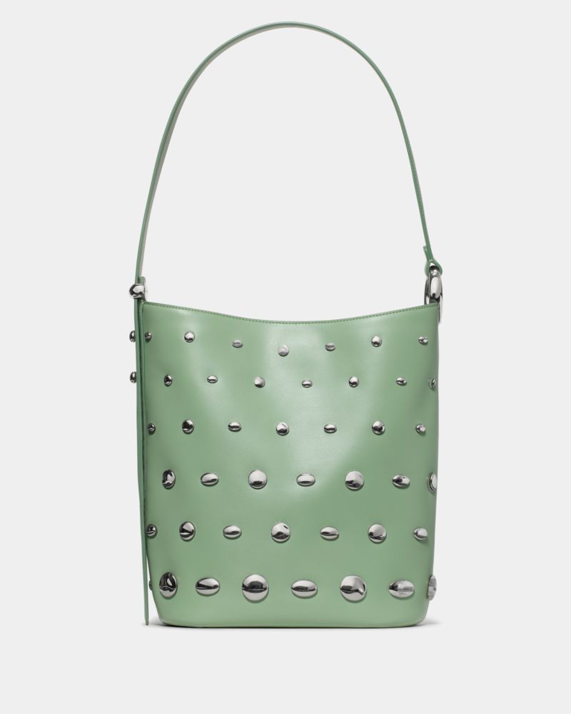 Halo Studded Bucket Bag