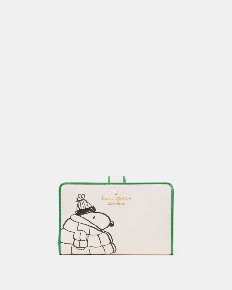 Kate Spade Peanuts X Ksny Klapp-Portemonnaie, Mittelgroß