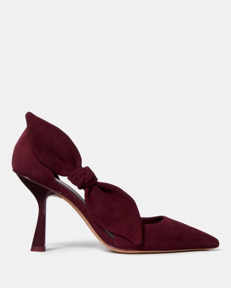 Kate Spade New York Bunnie Pointed Toe Pump In Burgundy