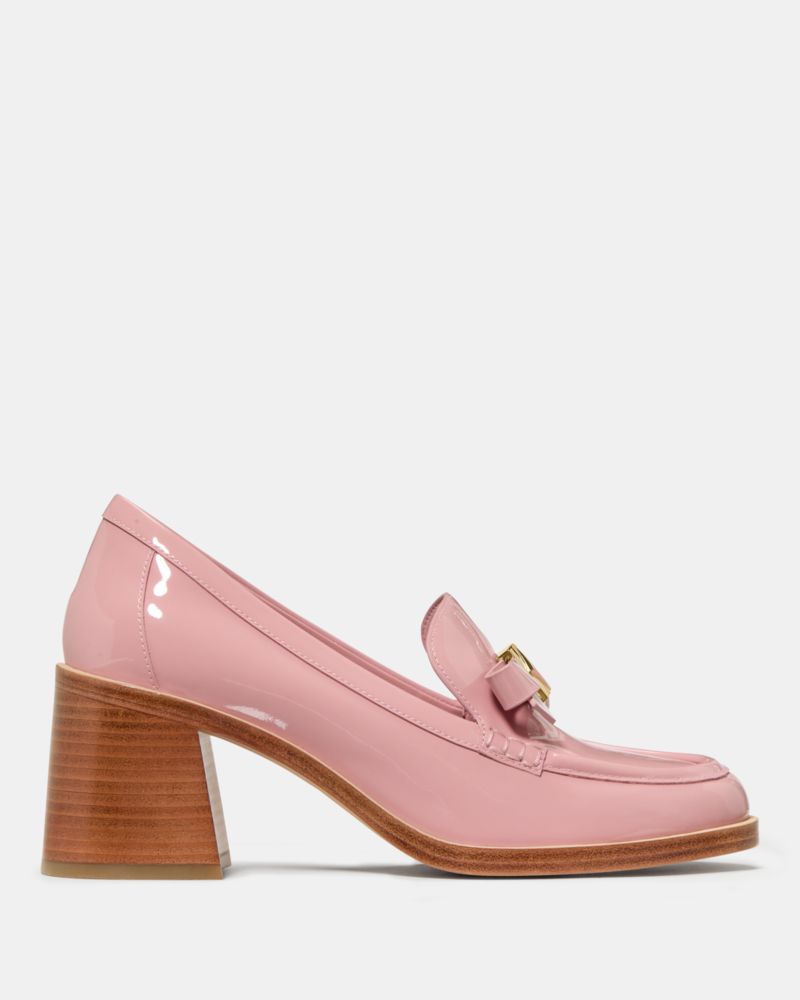 Kate Spade Deco Bow Heeled Loafer