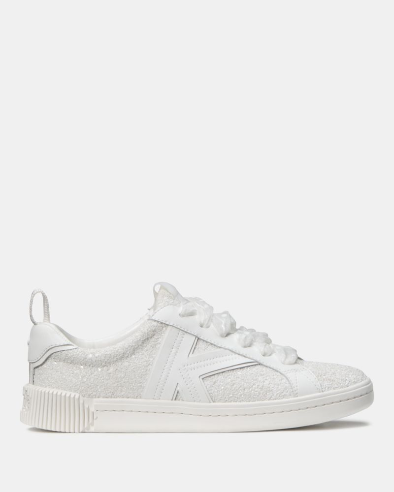 Kate Spade K As In Kate Court Sneaker In White