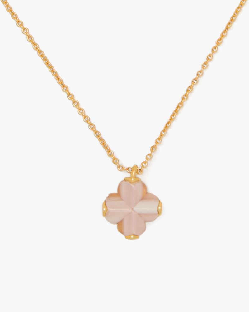 Kate Spade Flower Mini Pendant In Gold