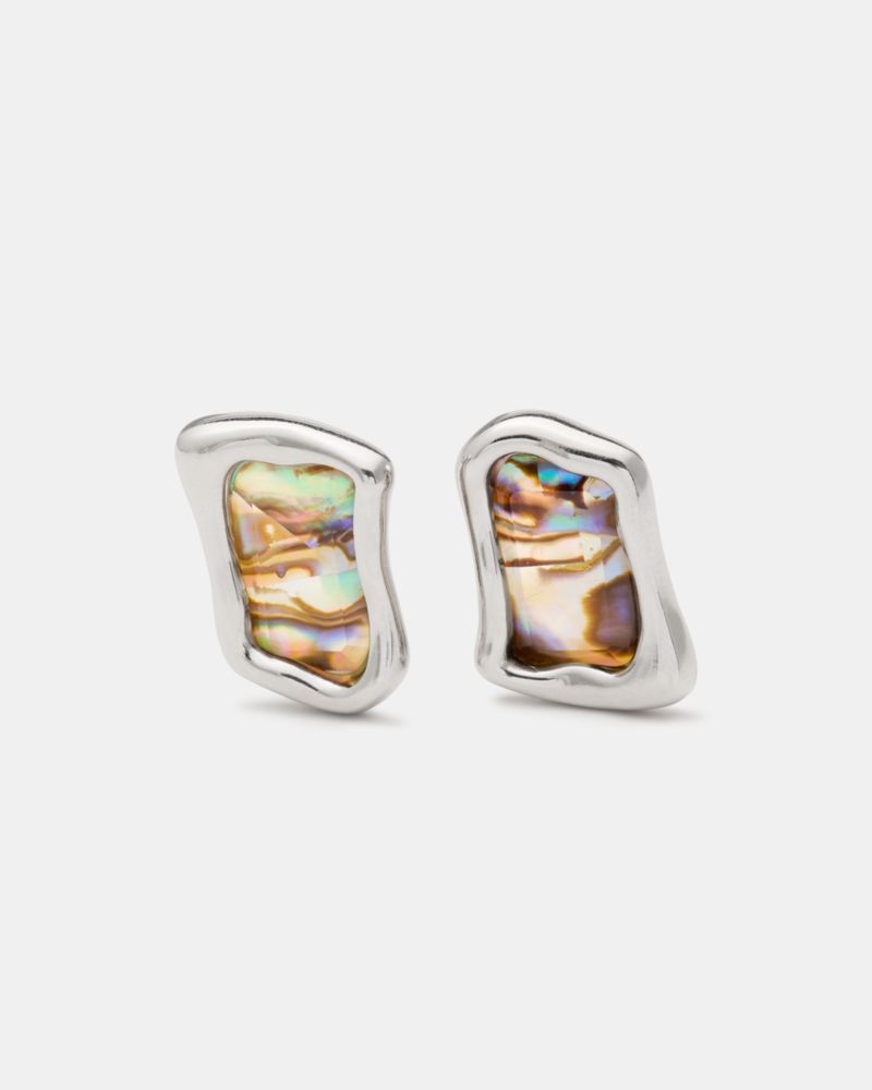 Kate Spade Molten Glass Statement Studs In Multi