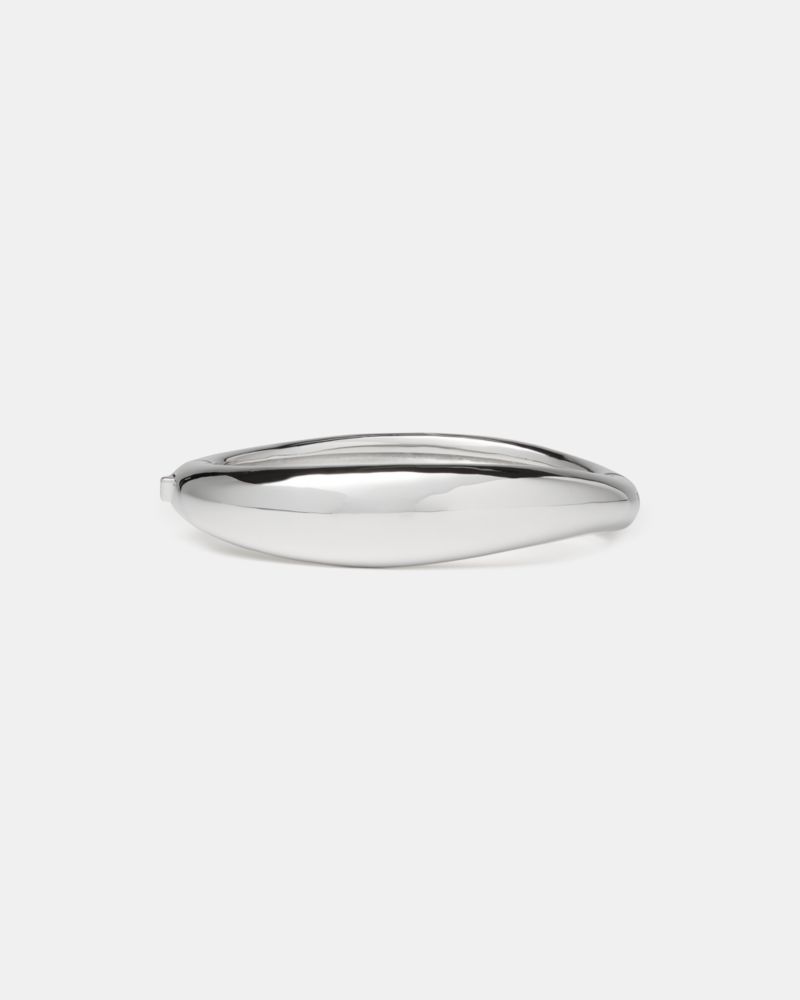 Kate Spade New York Molten Bangle Bracelet In Silver
