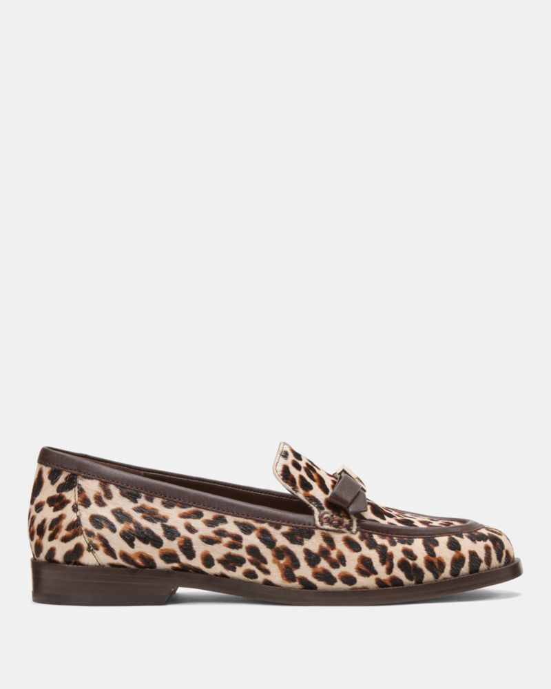 Kate Spade Deco Bow Loafer In Animal Print