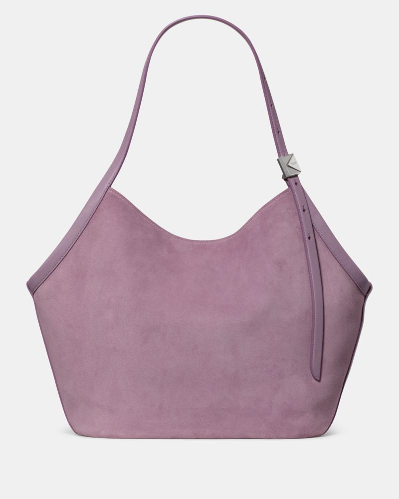 Deco Suede Tulip Tote