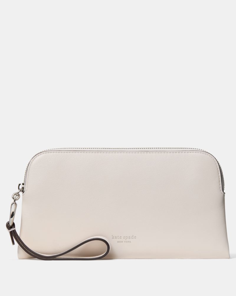 Kate Spade Halo Wristlet In White