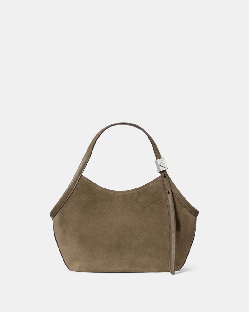 Kate Spade Deco Suede Small Tulip Tote Bag In Driftwood