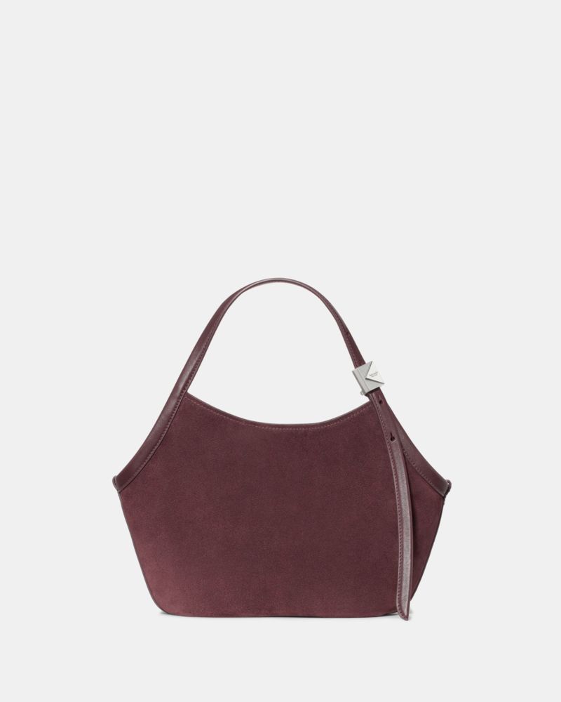 Kate Spade Deco Suede Small Tulip Tote Bag In Purple