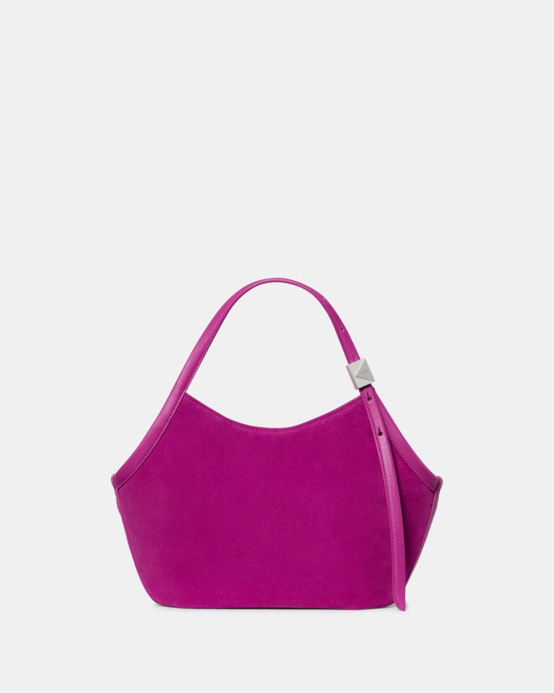 Kate Spade Deco Suede Small Tulip Tote Bag In Red