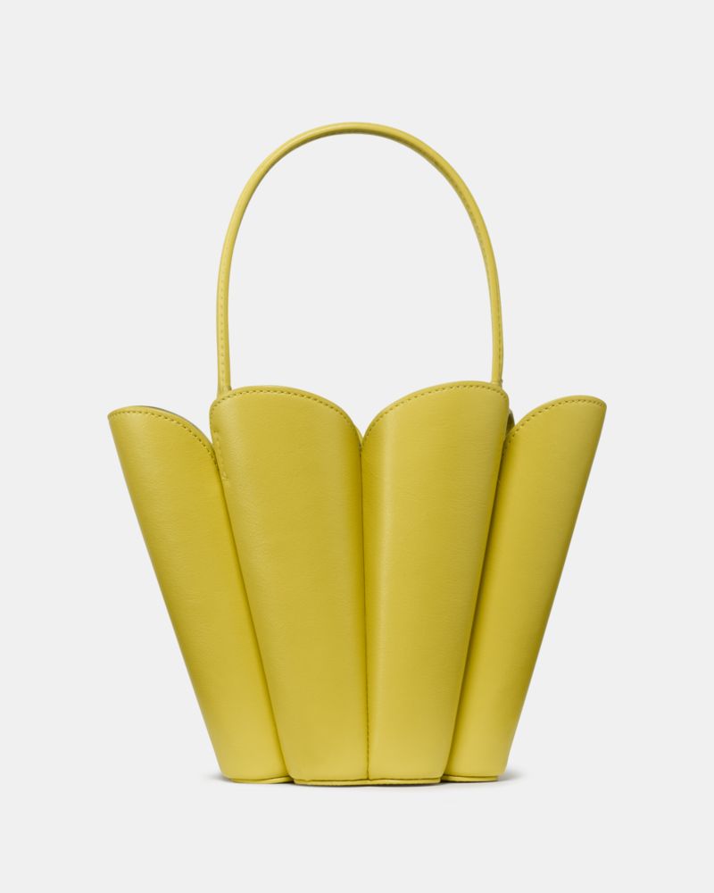 Kate Spade The Spade Flower Bucket Bag In Green