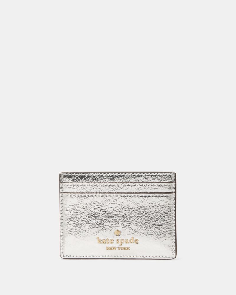 Kate Spade Madison Metallic Kartenhalter, Schmal, Klein