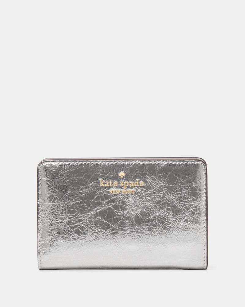 Kate Spade Madison Metallic Klapp-Portemonnaie, Mittelgroß