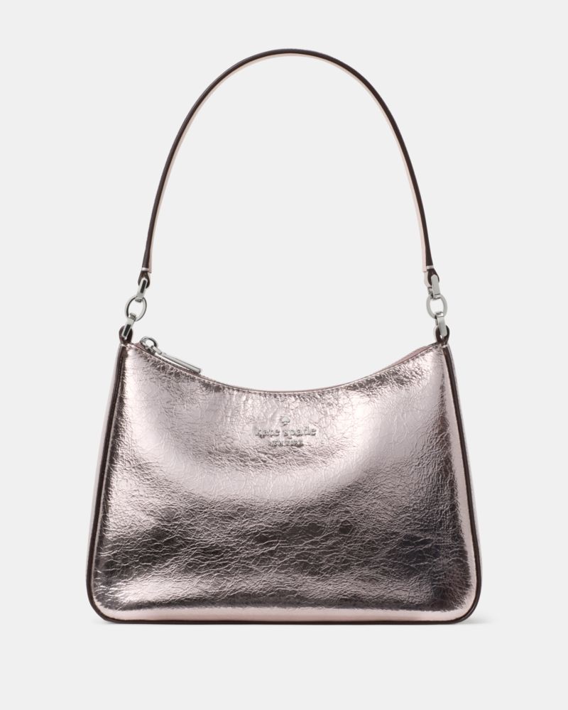 Kate Spade Margot Schultertasche In Metallic-Knitteroptik, Wandelbar
