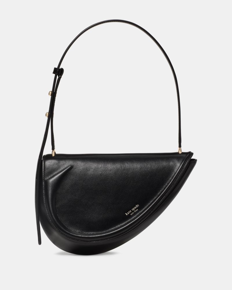 Kate Spade The Spade Shoulder Bag In Black