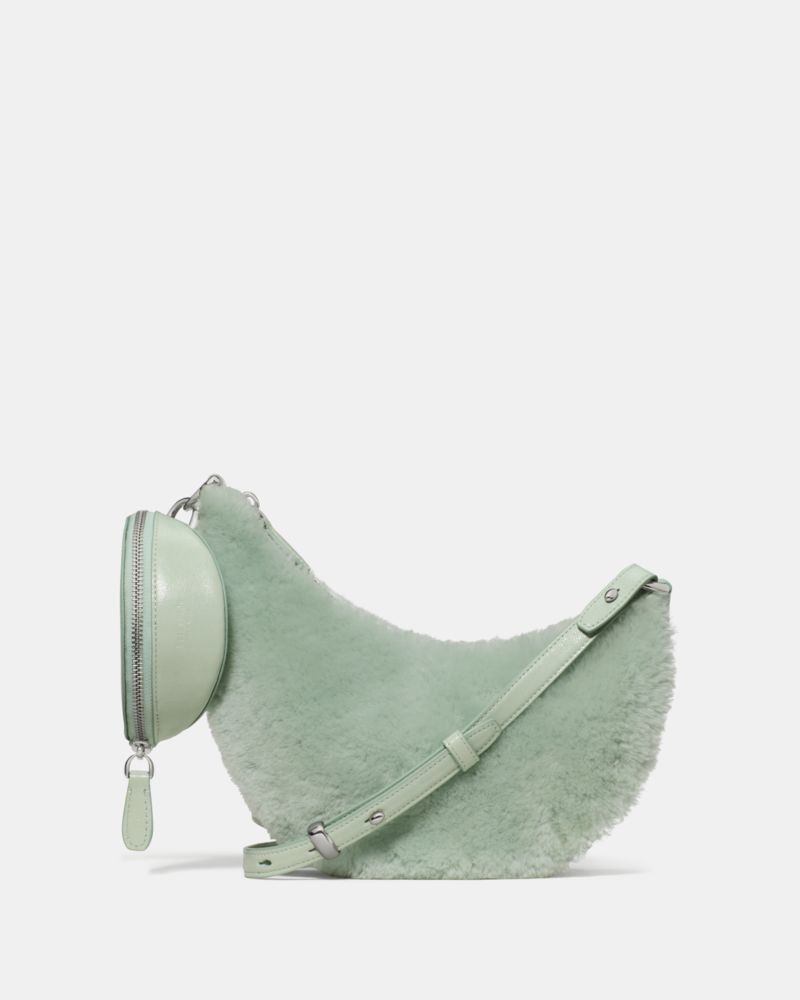 Kate Spade Duo Shearling Crossbody Bag