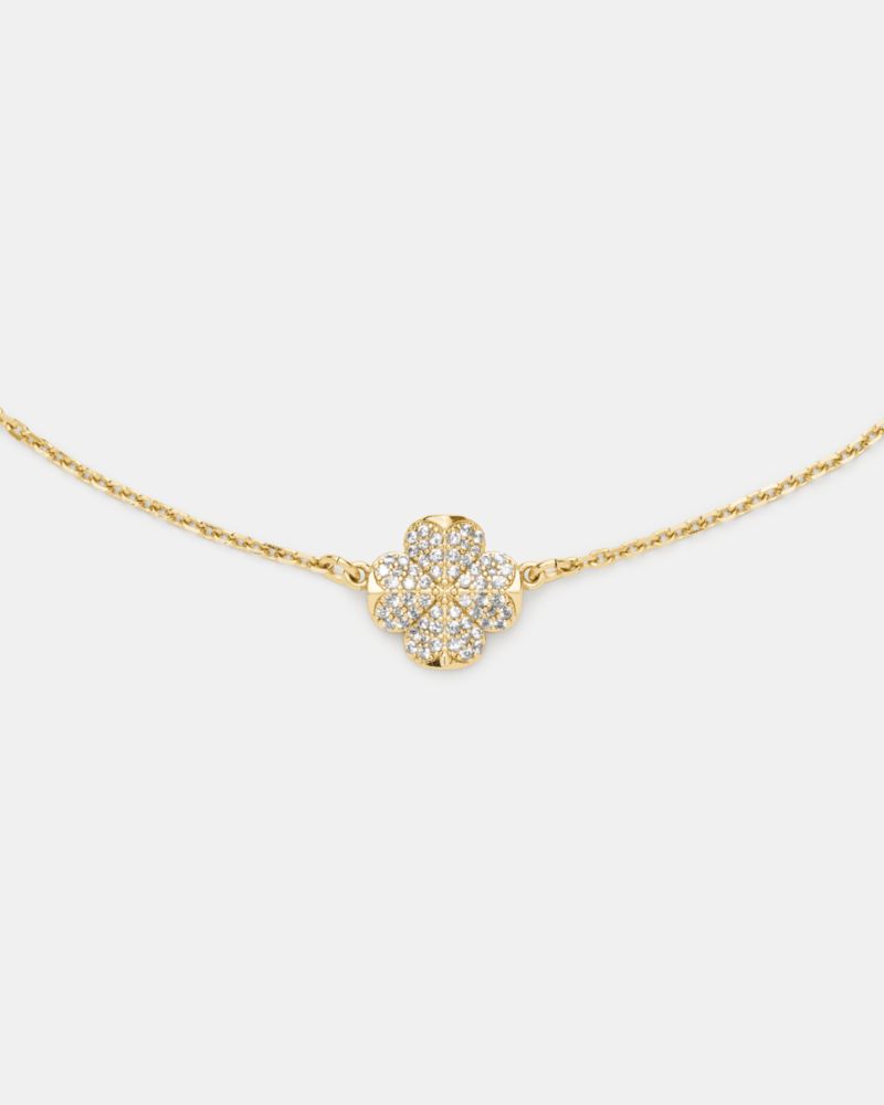 Kate Spade Flower Pave Scatter Necklace