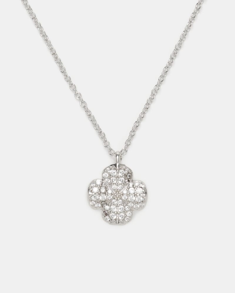 Kate Spade Flower Pave Mini Pendant