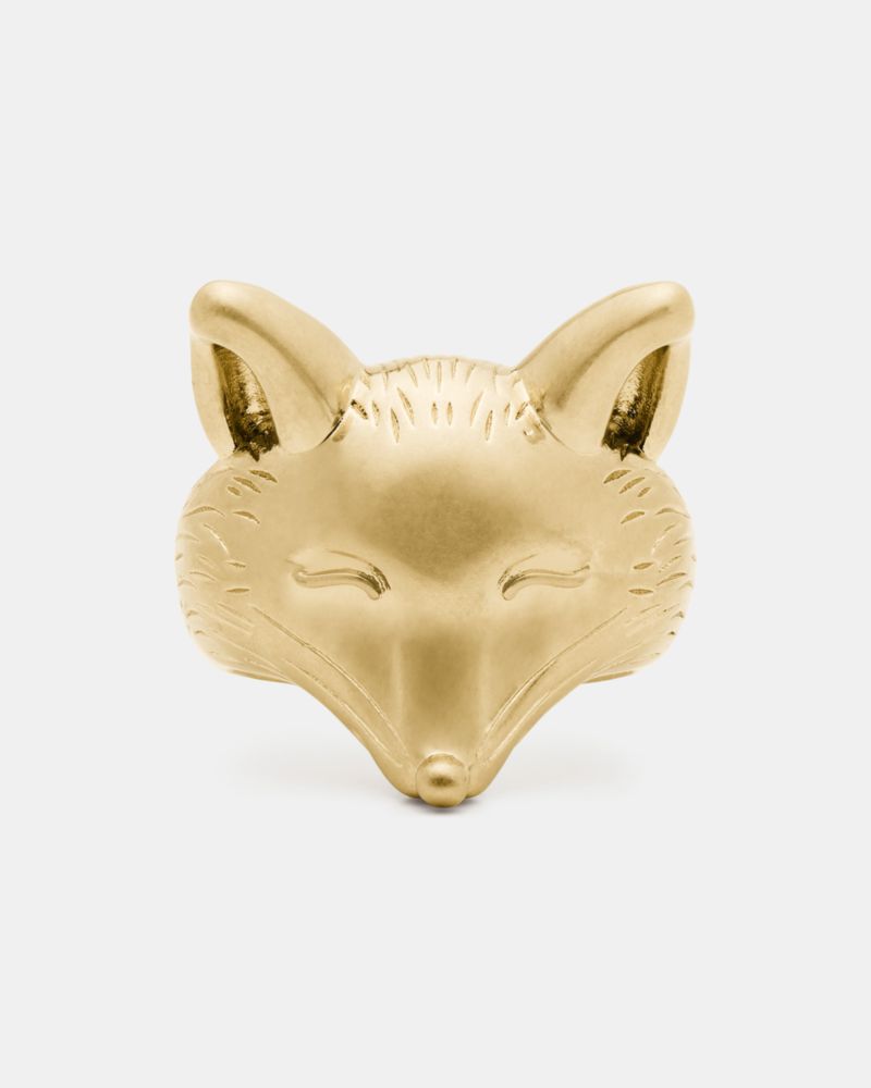 Kate Spade Critters Ginger Fox Statement Ring, Gold - 8