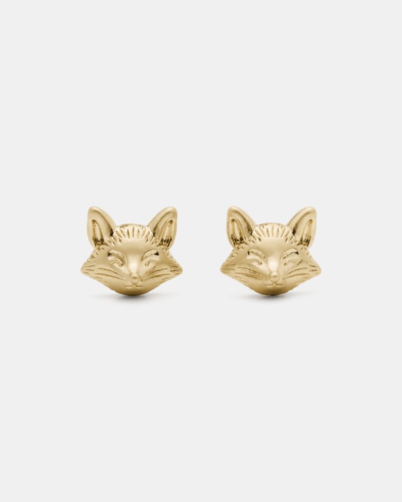 Kate Spade Critters Ginger Fox Studs