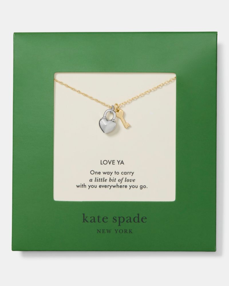 Kate Spade Love Ya Carded Pendant