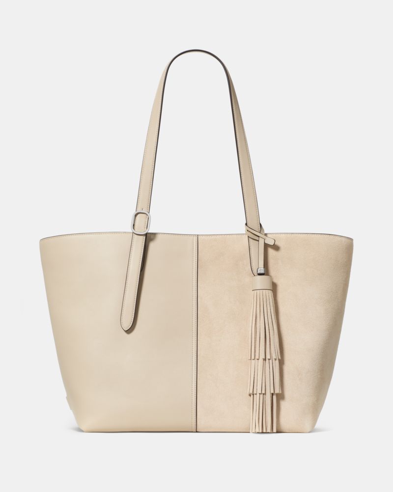 Kate Spade 454 Tote Bag Aus Wildleder Mit Fransen