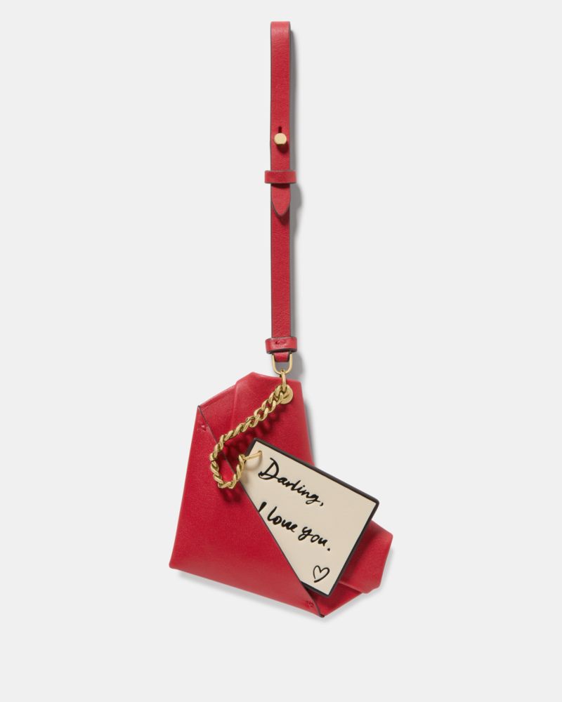 Kate Spade Yours Truly Origami Heart Bag Charm