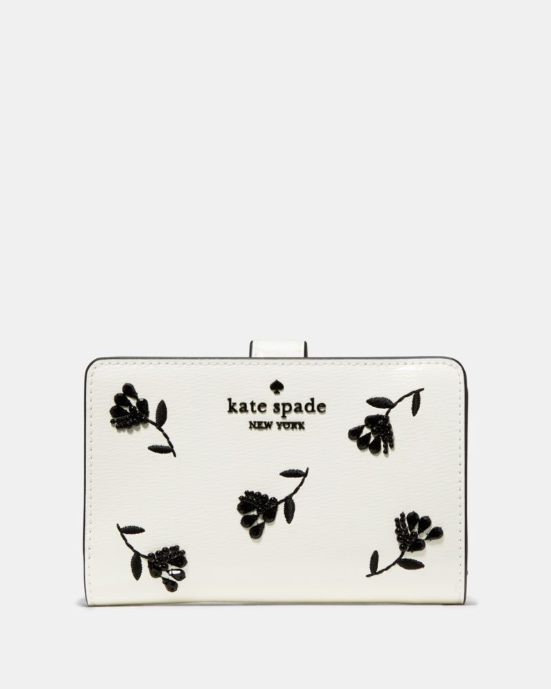 Kate Spade Floral Klapp-Portemonnaie, Mittelgroß