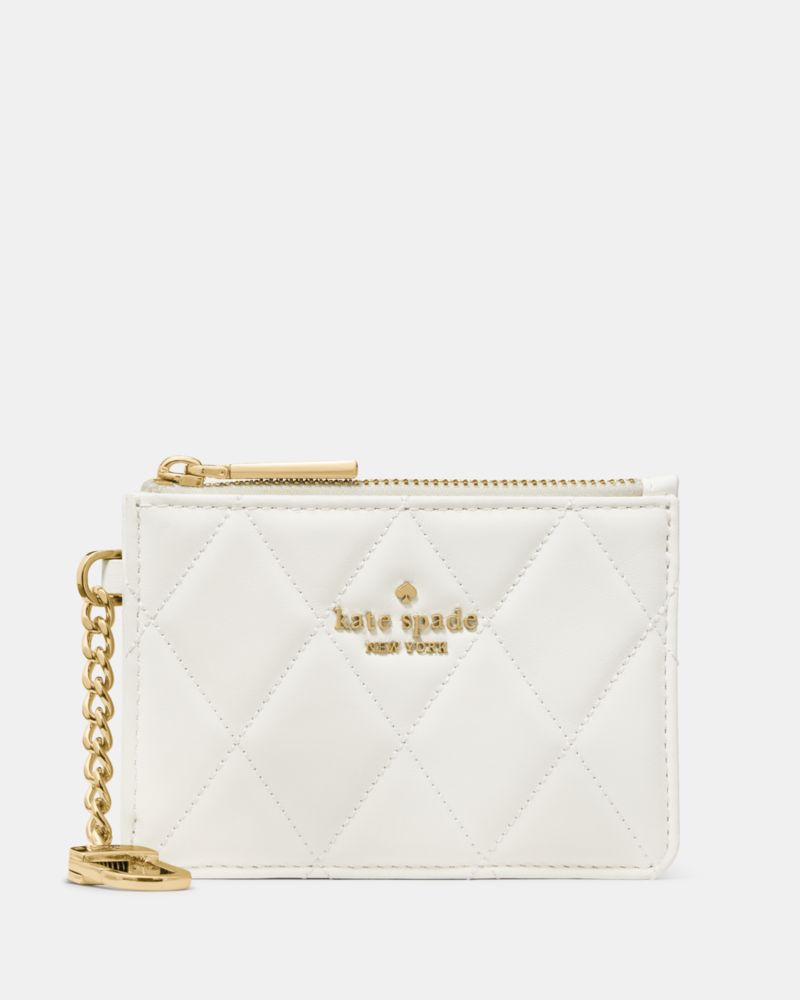 Quilted Key Ring Card Holder