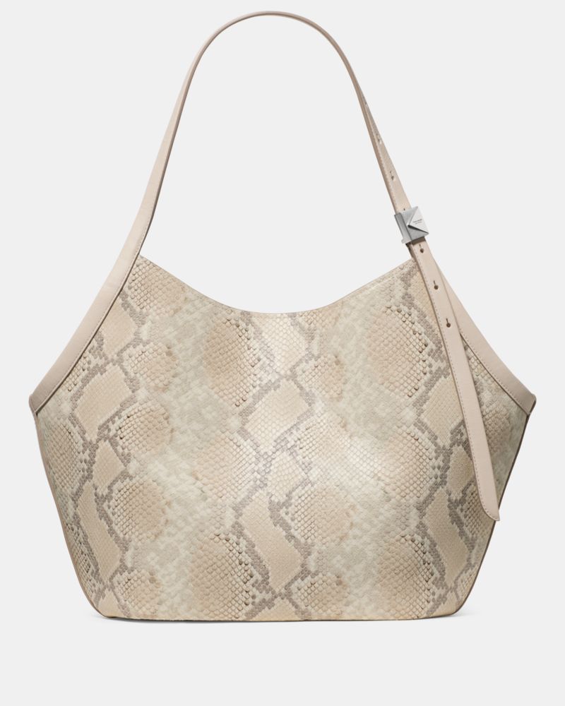 Kate Spade Deco Snake Embossed Tulip Tote Bag