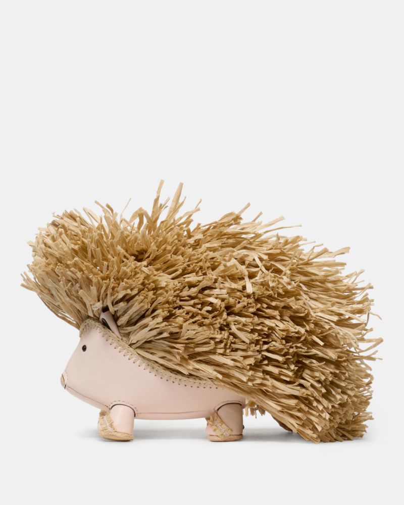 Kate Spade Critters Raffia Stevie Hedgehog Mini Bag