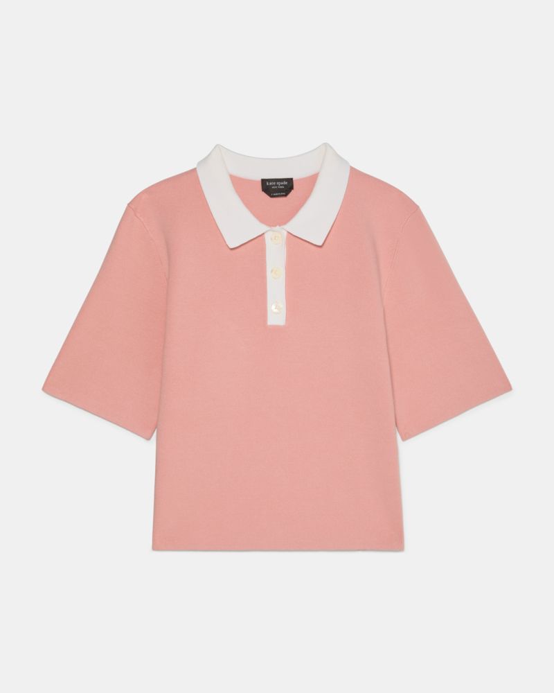 Kate Spade Cropped Polo Sweater