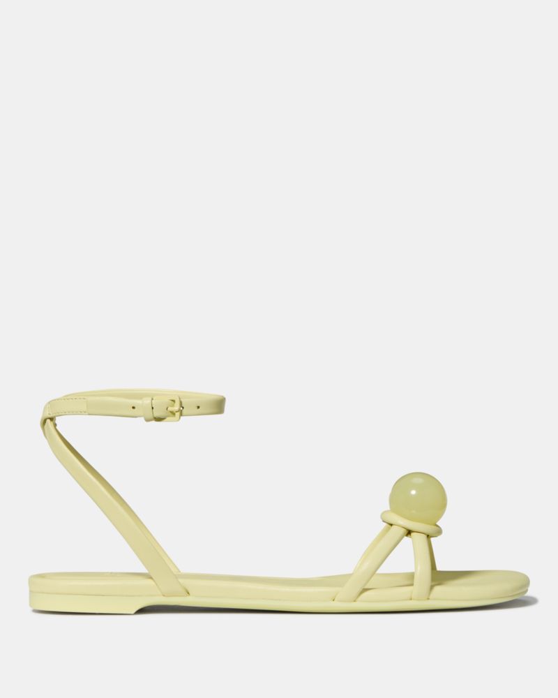 Kate Spade Harmony Smooth Leather Flat Sandal