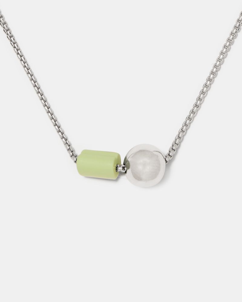 Kate Spade Geo Pop Pendant In Green