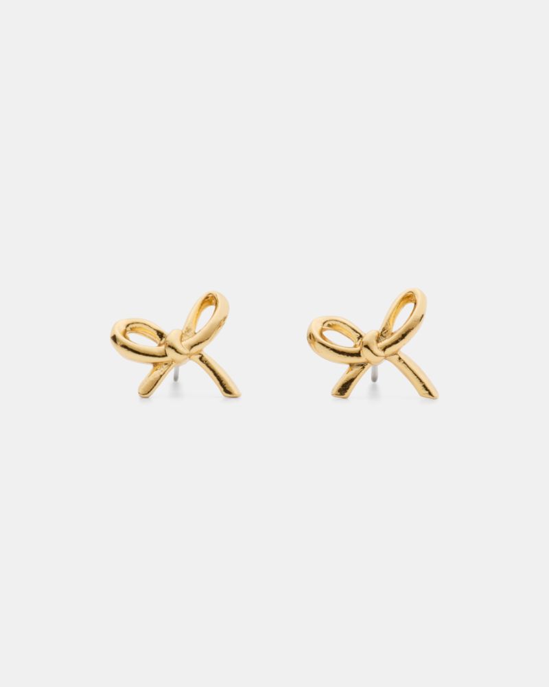 Kate Spade Girlie Pearlie Mini Bow Studs