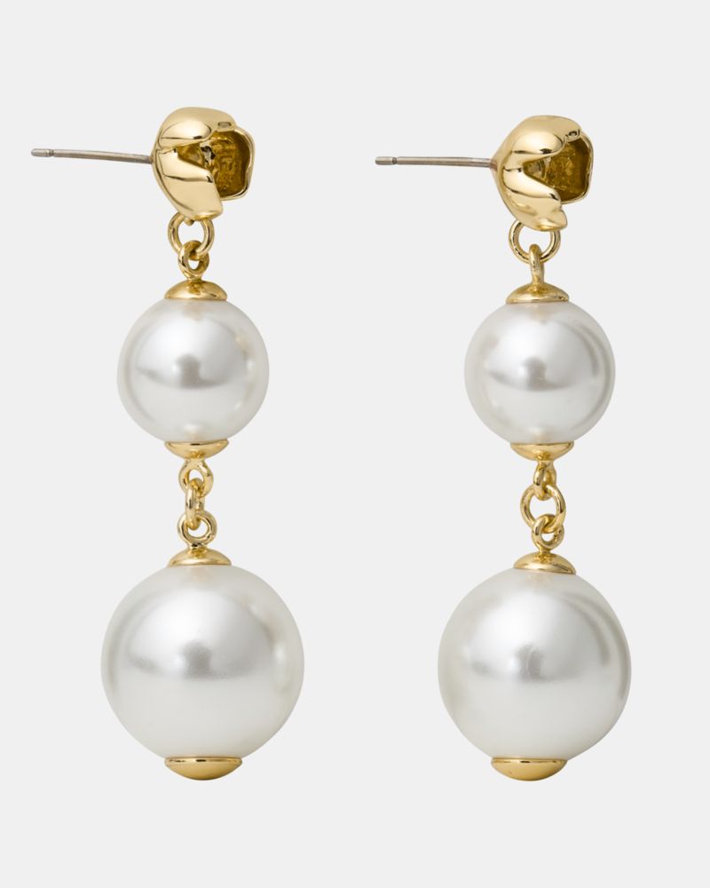 Kate Spade Golden Bloom Linear Earrings