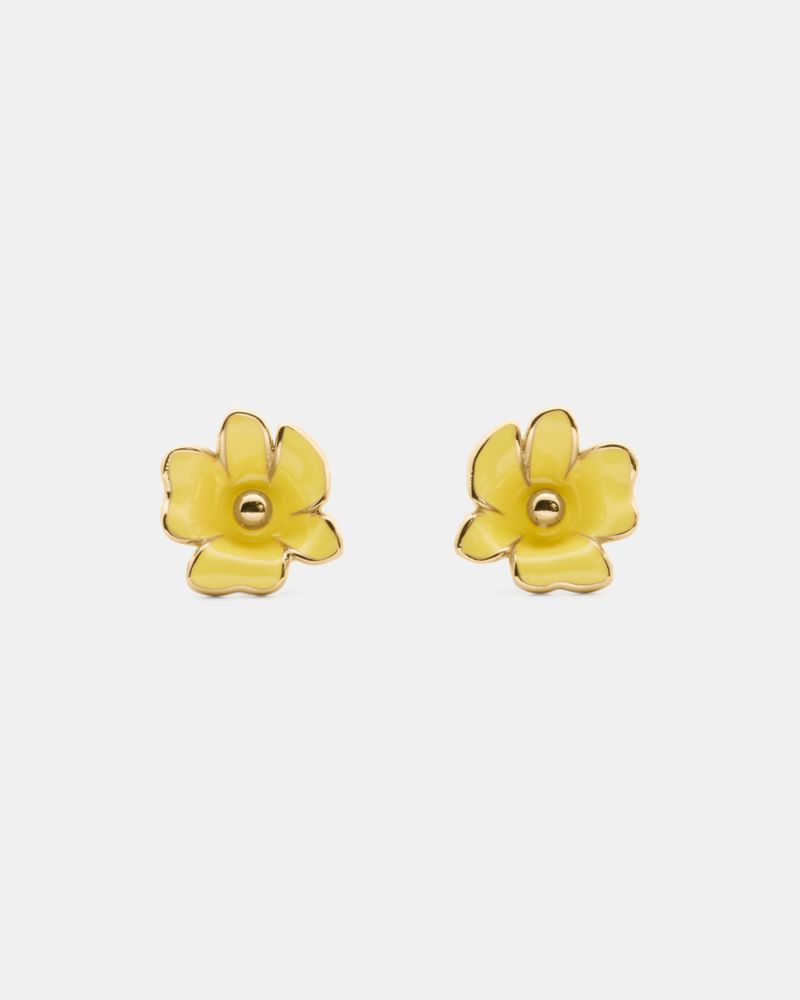 Kate Spade Golden Bloom Flower Studs