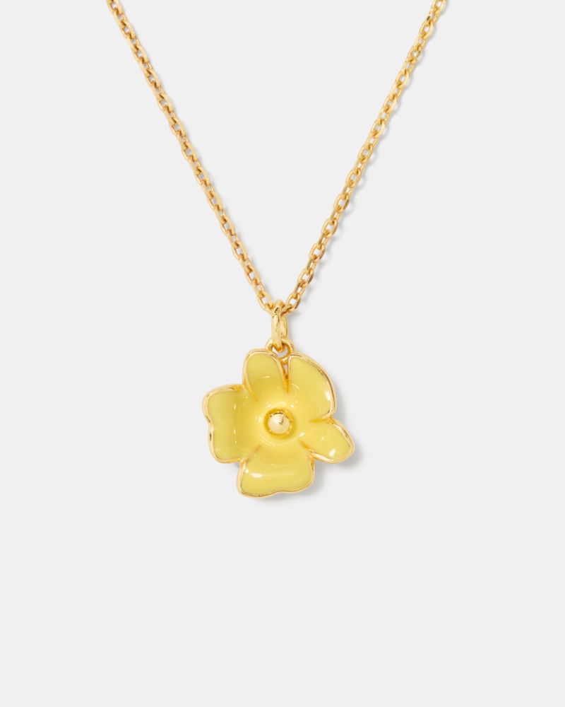 Kate Spade Golden Bloom Flower Pendant