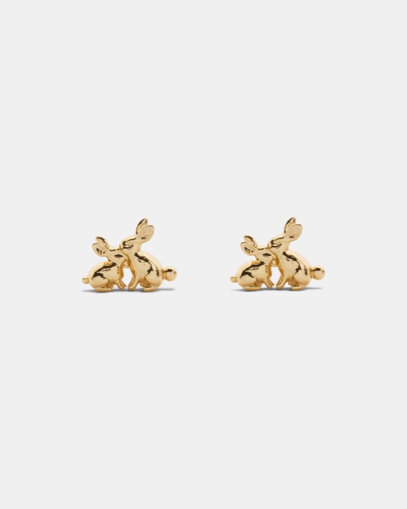 Kate Spade Love You, Mom Bunny Ohrstecker