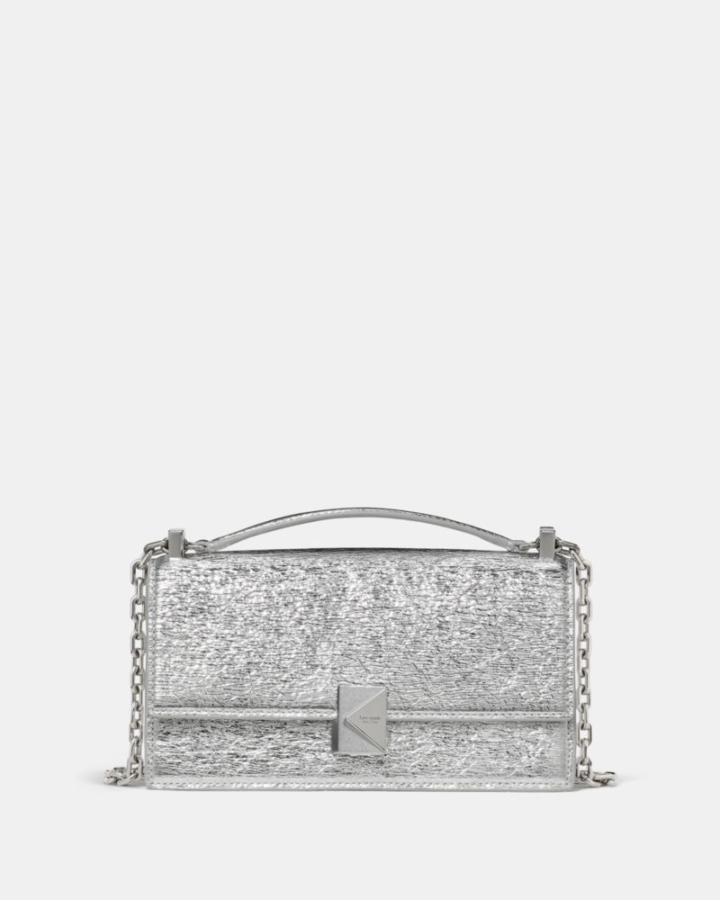 Kate Spade Deco Crinkle Metallic Mini Crossbody Bag