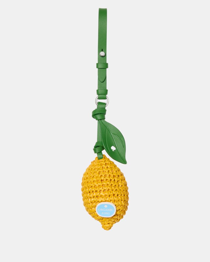 Kate Spade Charmed Lemon Crochet Bag Charm