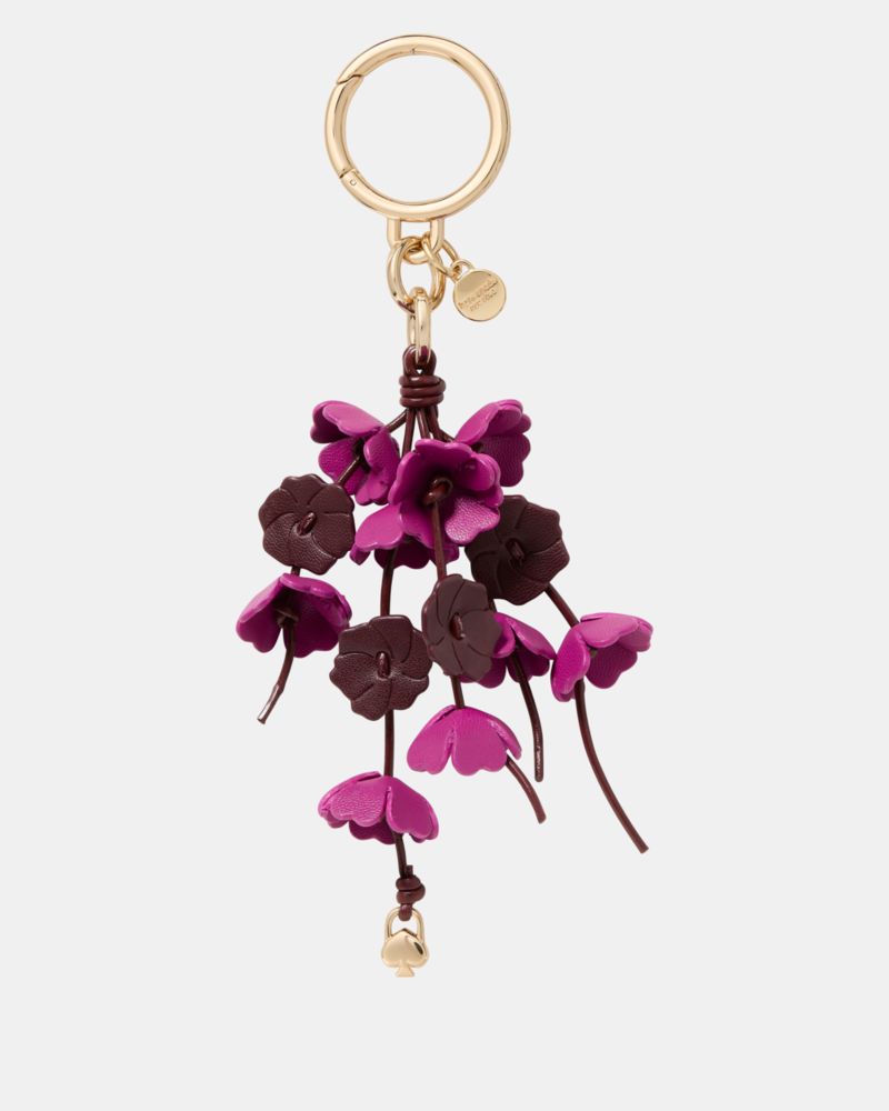 Kate Spade Outlet Charmed Flower Bag Charm, Red