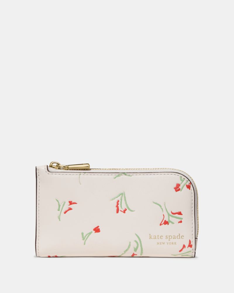 Kate Spade Devin Vibrant Buds Bifold Wallet