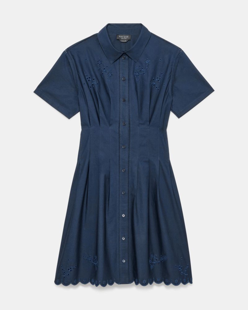 Kate Spade Broderie Anglaise Mini Shirtdress