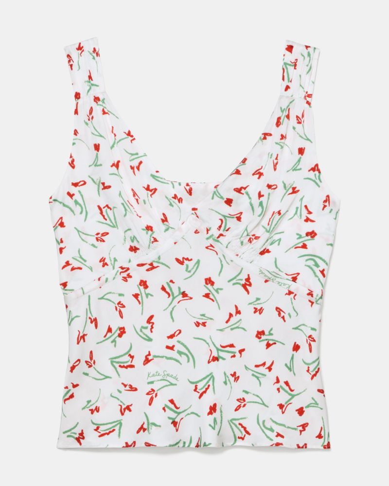 Kate Spade Vibrant Buds Slip Tank