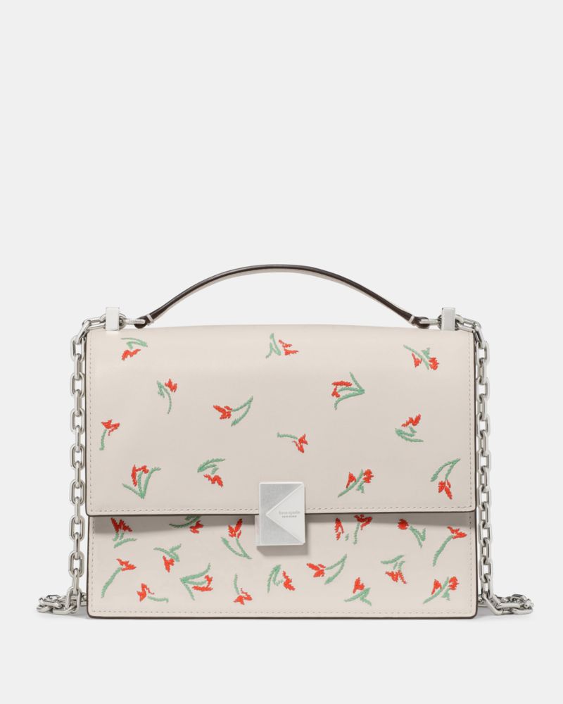 Kate Spade Deco Vibrant Buds Chain Shoulder Bag
