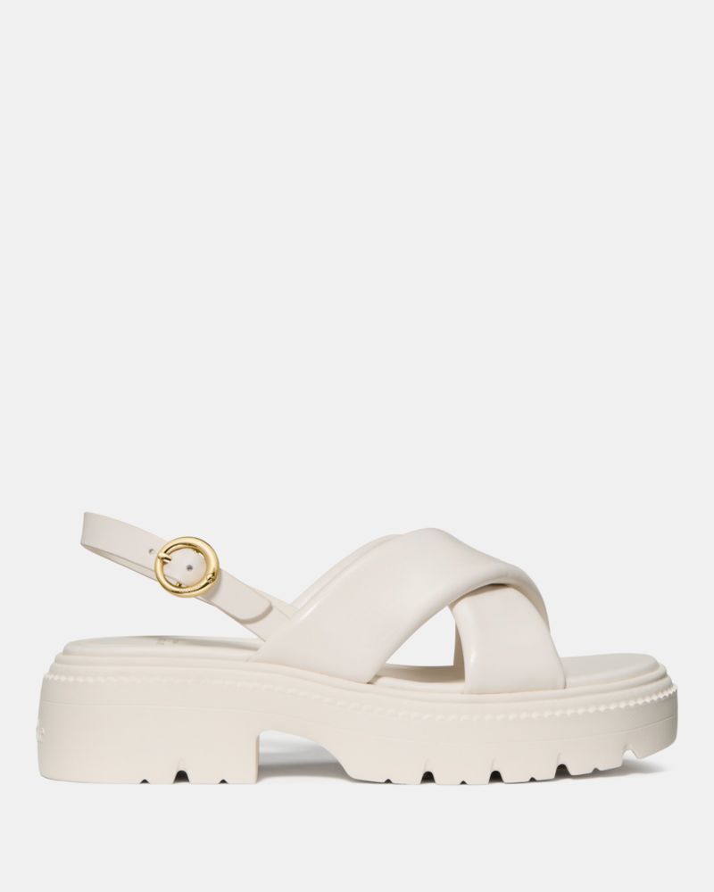 Kate Spade Halo Criss Cross Lug Sandal